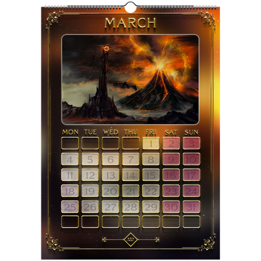 🇬🇧 Mysteries of Westernesse Calendar 2024